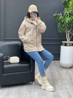 سوییشرت جلو زیپ کد 3942 - تصویر 5
