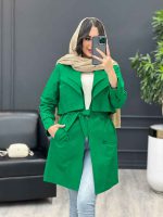 بارانی یقه دوبل کد 3978 - تصویر 17