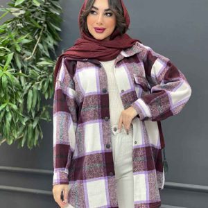 شکت چهارخونه تک جیب پاکتی کد 4021