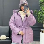 کاپشن چهار جیب کمر دار کد 3976