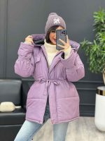 کاپشن چهار جیب کمر دار کد 3976 - تصویر 13