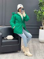 کاپشن چهار جیب کمر دار کد 3976 - تصویر 21