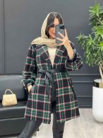 پالتو سر آستین چرم کد 3840 - تصویر 9