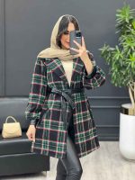 پالتو سر آستین چرم کد 3840 - تصویر 15