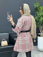 پالتو سر آستین چرم کد 3840 - تصویر 16