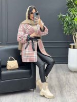 پالتو سر آستین چرم کد 3840 - تصویر 18