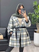 پالتو سر آستین چرم کد 3840 - تصویر 12