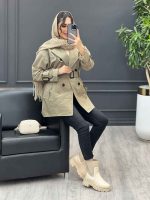 بارانی کمربند دار