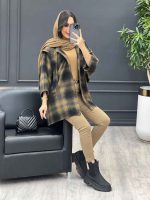 پالتو خفاشی بغل دکمه کد 4010 - تصویر 12