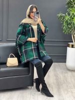 پالتو خفاشی بغل دکمه کد 4010 - تصویر 15