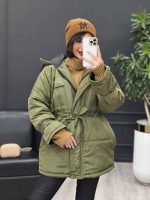 کاپشن چهار جیب کمر دار کد 3976 - تصویر 24
