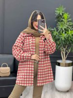 شکت دو جیب دکمه چوبی کد 4023 - تصویر 4