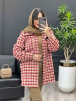 شکت دو جیب دکمه چوبی کد 4023 - تصویر 16
