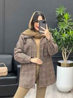 شکت دو جیب دکمه چوبی کد 4023 - تصویر 27