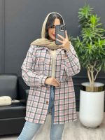 شکت دو جیب دکمه چوبی کد 4023 - تصویر 12