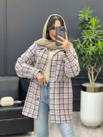 شکت دو جیب دکمه چوبی کد 4023 - تصویر 25