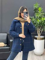 شکت دو جیب دکمه چوبی کد 4023 - تصویر 6