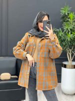 شکت دو جیب دکمه چوبی کد 4023 - تصویر 5