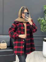 شکت دو جیب دکمه چوبی کد 4023 - تصویر 34