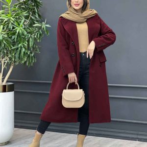 پالتو بلند شش دکمه کد 3668