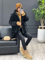 کاپشن سیلیکونی جیب پاکتی کد 4058 - تصویر 9