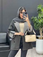 پالتو یقه چهارخونه کد 3990 - تصویر 17