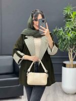 پالتو یقه چهارخونه کد 3990 - تصویر 10