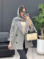 پالتو یقه چهارخونه کد 3990 - تصویر 22