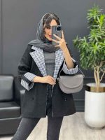 پالتو یقه چهارخونه کد 3990 - تصویر 21