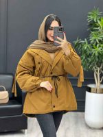 کاپشن بغل سه دکمه کد 3947 - تصویر 3