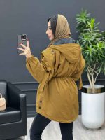 کاپشن بغل سه دکمه کد 3947 - تصویر 7