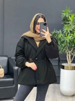 کاپشن بغل سه دکمه کد 3947 - تصویر 10
