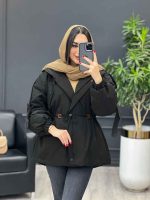 کاپشن بغل سه دکمه کد 3947 - تصویر 6