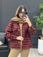 کت چهارخونه دو جیب کد 3924 - تصویر 13