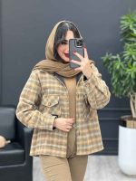 کت چهارخونه دو جیب کد 3924 - تصویر 11