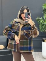 کت چهارخونه دو جیب کد 3924 - تصویر 32