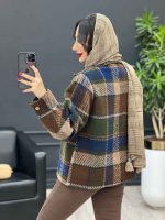 کت چهارخونه دو جیب کد 3924 - تصویر 30