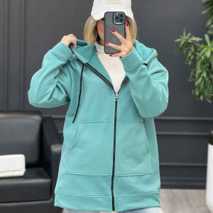 سوییشرت جلو زیپ کد 4105