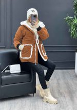 کاپشن جیب تدی کد 4107 - تصویر 6
