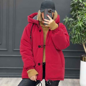 کاپشن سیلیکونی جلو بندک دار کد 4103