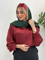 شومیز ساتن کد 4112 - تصویر 9
