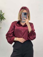 شومیز ساتن کد 4112 - تصویر 11