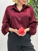 شومیز ساتن کد 4112 - تصویر 8