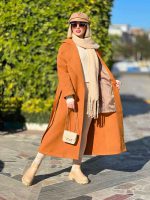 پالتو فوتر بلند پشت چاک کد 3989 - تصویر 12