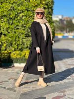 پالتو فوتر بلند پشت چاک کد 3989 - تصویر 9