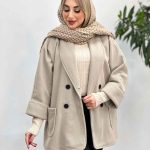 پالتو چهاردکمه یقه آرشال کد 4061