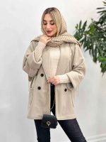پالتو چهاردکمه یقه آرشال کد 4061 - تصویر 23