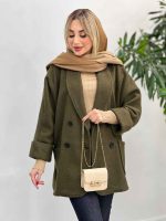 پالتو چهاردکمه یقه آرشال کد 4061 - تصویر 17