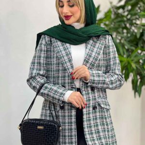 پالتو چهار دکمه یقه انگلیسی کد 3949