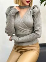 بافت یقه چپ و راستی کد 3800 - تصویر 2